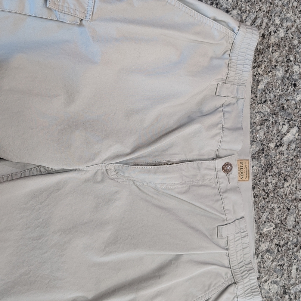 Filson Lightweight Outdoor Pants Men’s Size L Gray Utility Hiking Fishing